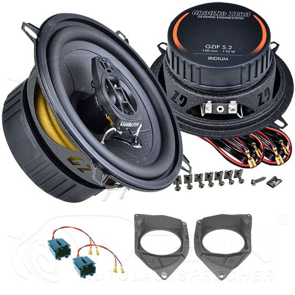 Ground Zero Lautsprecher FüR Citroen C3 2002-2005 Heck Hinten 2-Wege 110W #Agpd-image