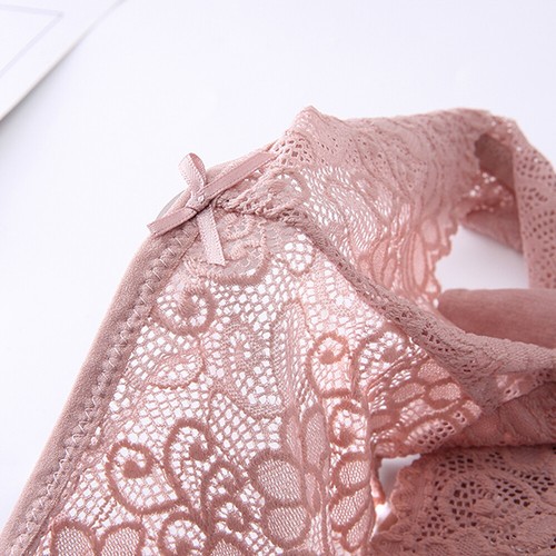 7 piezas Sexy Para mujeres Suave Bragas Ropa Interior Color Sólido Floral Encaje Calzoncillos Lencería - Imagen 22 de 30
