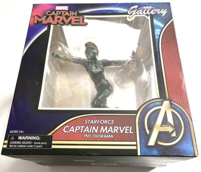 Captain Marvel Starforce PVC Statue Diorama Marvel Movie Gallery 2019 Brand  New
