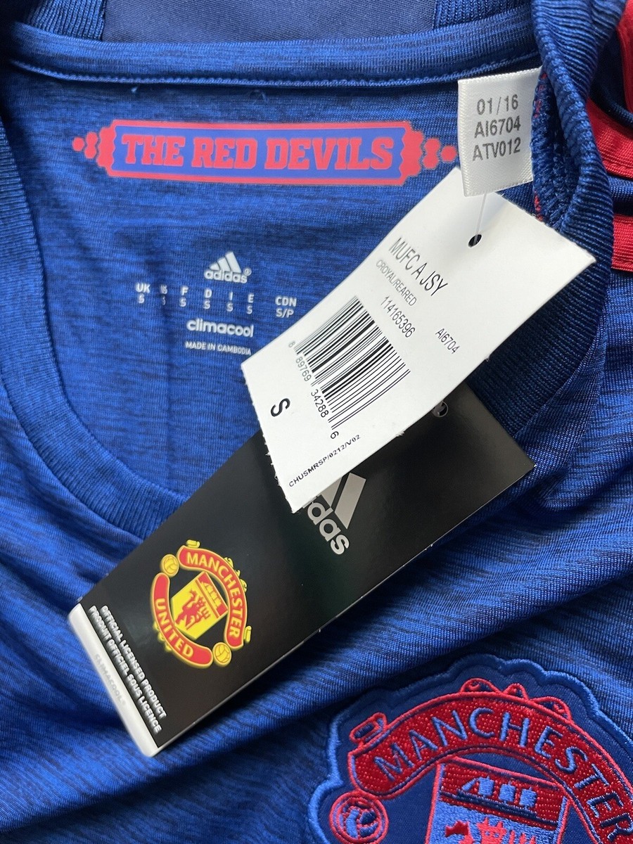 2016/17 Manchester United Away Jersey #6 POGBA Small Adidas
