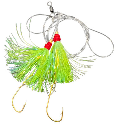 Run Off Lures Mylar Seabass Rig (Assorted Colors)