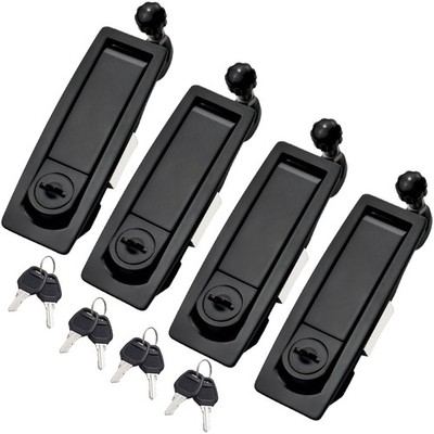 Compression Latch with Lock Trigger Latch Adjustable Grip 0.55''-1.46'', 4 Pack