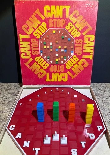 Vintage Parker Brothers 1980 Can’t Stop Board Game 90% Complete Need 4 Dice READ