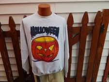 Vintage Halloween Pumpkin XL Adult Unisex Sweatshirt AWESOME