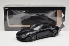 Porsche 911 992 Carrera 4S Dark Blue Metal 2019 Minichamps 155067321 1:18 Blue