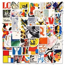 50 PCS Abstract Art Stickers Beautiful Decals Hydro Laptop Yeti Free Shipping!