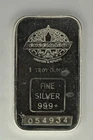 Engelhard Canadian Maple Leaf Bull NO Border On Reverse 1 oz .999 Fine Silver