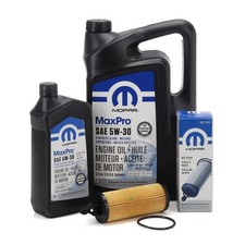 6L MOPAR 5W-30 Motoröl + Ölfilter CHRYSLER GRAND VOYAGER V FIAT FREEMONT 3.6