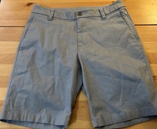 Lululemon Commission Shorts Mens 30 Classic Fit 9" Light Blue Preppy Excellent