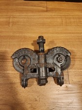 Antique Cast Iron F. E. Myers & Bro. Co. Adjustable Dual Pulley System Vintage