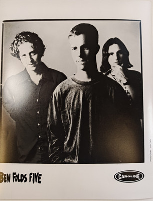 Ben folds five original Press Photo Size A4 Caroline Records Memorabilia
