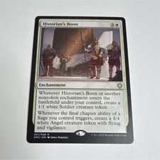 Magic: The Gathering Historian's Boon Rare Enchantment DMU White 021 Reg