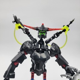 RARE 6203 Hero Factory BLACK PHANTOM 100% COMPLETE +Manual Villans LEGO Bionicle