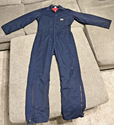 VTG Osh Kosh B'gosh Union Made Sanforized Coveralls Insulated Kids Large Used