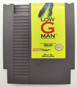Low G Man The Low Gravity Man (Nintendo NES, 1990) COMPLETE CIB Authentic Tested