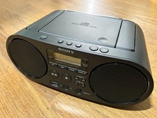 Sony ZS-PS50 CD AM/FM Portable Boombox with USB Playback, Aux In, Antenna, Box