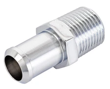 JEGS 511110 Chrome Heater Hose Fitting