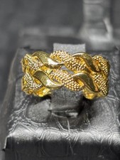 24k Gold plated ring sizes 7-9 message before...