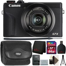 Canon PowerShot G7 X Mark III Digital Camera Black Ultimate Accessory Bundle