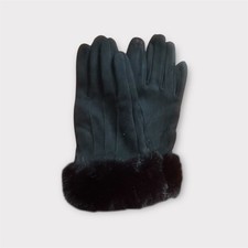 NEW Black gloves With Fur women