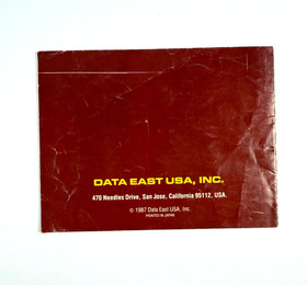 KARNOV NES Game Cart (Data East) + Manual, Tested Working (Read)