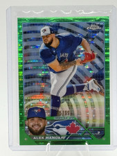 Alek Manoah 2023 Topps Chrome Green Sonar Refractor #24 /99 Blue Jays MLB