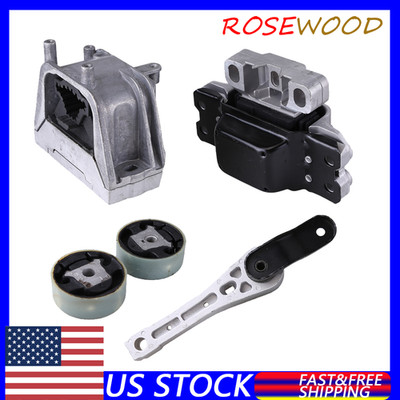 Engine Mount Kit Fits Volkswagen Jetta Rabbit  2005-10 Manual Auto 1K0199855BB