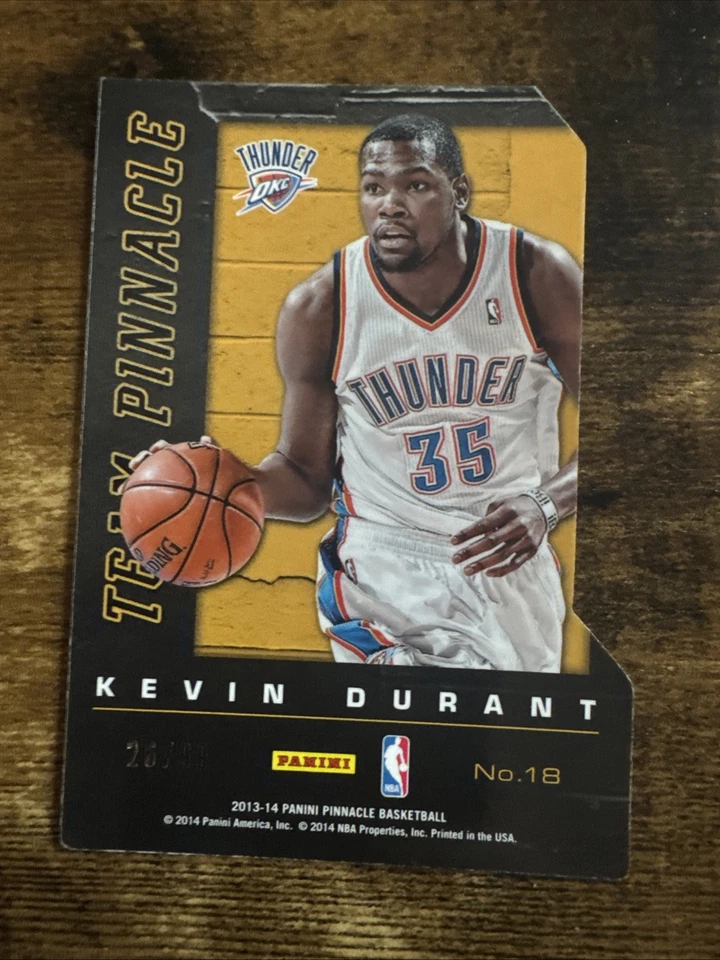 2013-14 Panini Pinnacle Team Pinnacle Kevin Durant, Kobe Bryant #18 Die-Cut /99 - Image 2 of 2