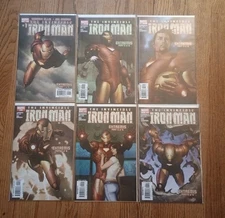 Iron Man Extremis #1–6 (Complete Set) MARVEL 2005 Warren Ellis Adi Granov 