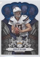 2010 Panini Crown Royale Blue 28/100 Philip Rivers #82 0a6