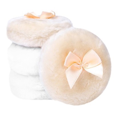 4Pcs Large Fluffy Powder Puff, White Powder Puff, Powder Puffs for Face Powder,