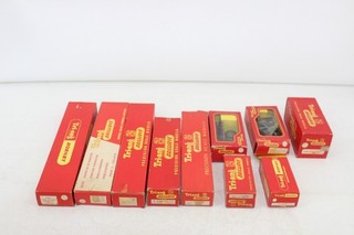 T x10 Vintage Boxed Tri Ang Railways Items Inc R. 394 R. 355R Locomotive etc