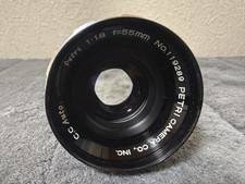C.C Auto Petri 55Mm F1.8 Single Focus Lens Good Appearance Aperture Ok