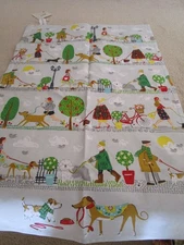 NEW ULSTER WEAVERS KITCHEN TOWEL DOG WALKERS PARK