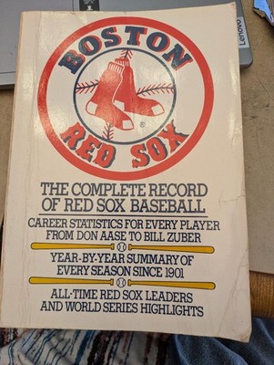 Boston Red Sox The Complete Record of Red Sox Baseball | eBay
