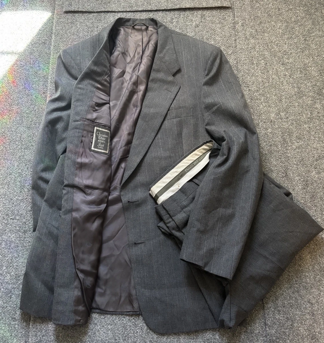 Vintage Christian Dior Suit In Men's Suits for sale - eBay
