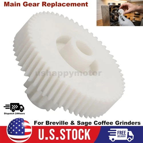 Main Gear Replacement For Breville & Sage Barista to Fix Grinder Clicking Noise