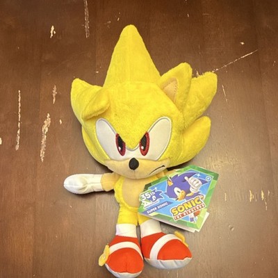 Sonic The Hedgehog 35th Anniversary Super Sonic Plush Toy Yellow
