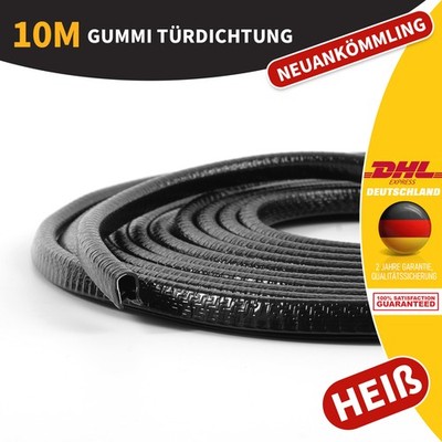 10m Gummidichtungsschutz U-Kanal-Gummidichtung, Kantenverkleidung mit Metall