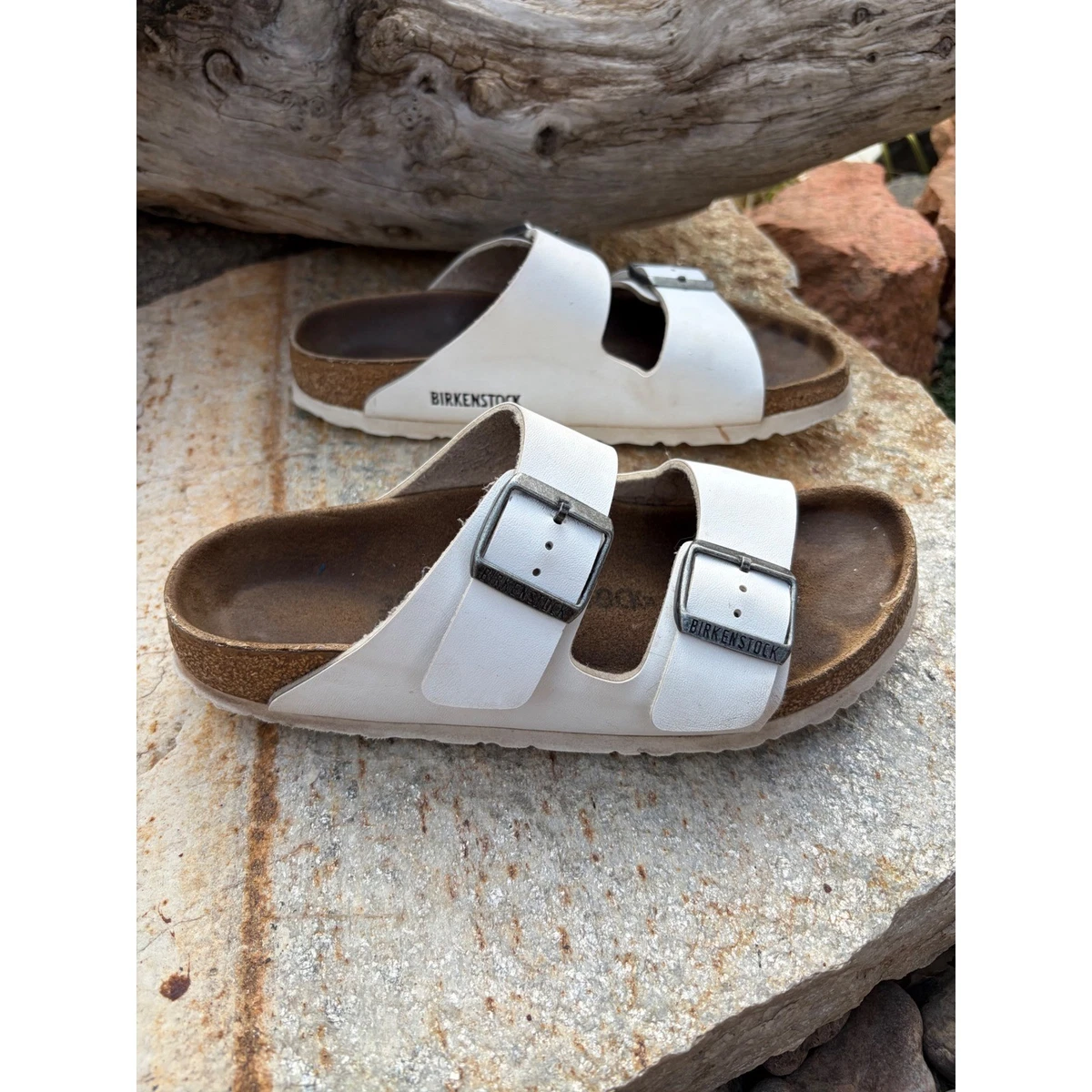 Birkenstock 38 White for sale | eBay