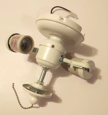 Harbor Breeze Mayfield 44" Ceiling Fan WHITE Replacement Light Fixture Assembly