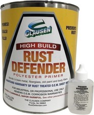 Clausen Clzrd-2 Rust Defender Hi-build Polyester Primer 1 Gal Whardener Kit Set