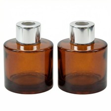 2Pcs 50ML/1.7OZ Empty Glass Diffuser Bottles Essential Oils Containers DIY Re...