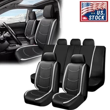 For GMC For Terrain 2010-2022 Seat Cover Rear Leather Protector Cushion 5-Seat