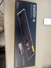 ProtoArc KM100-A Backlit Bluetooth Keyboard and Mouse Combo for Mac