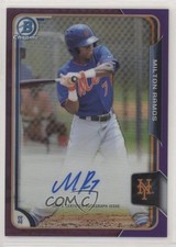 2015 Bowman Chrome Prospects Purple Refractor 192/250 Milton Ramos Auto z4k