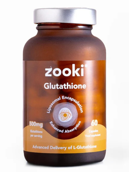 Zooki 500Mg Liposomal Glutathione 30 Servings BBE 07-2028
