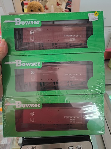Kits de vagones de carga escala Ho Bowser Pennsylvania Circle Keystone X-31a #81196, 103, 179 | Condition: New