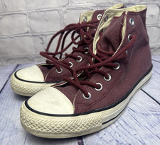 Converse Chuck Taylor High Top All-Star Maroon Shoes Men s 5.5 Women's 7.5