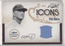 2011 Playoff Prime Cuts Icons Materials 56/99 Phil Niekro #28 HOF 7xr